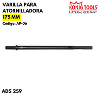 AP-06 VARILLA PARA ATORNILLADORA PH2 175MM PARA ELUMATEC ADS 259