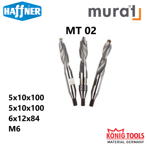 MT 02 Kit de Brocas para Murat Maquina & Haffner Maquina