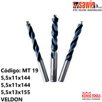 MT 19 BROCA CREMONERA TRIPLE TALADRO PARA SAWIN MAQUINA