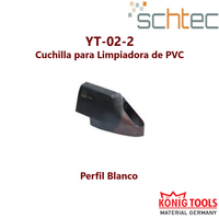 YT-02-2 Cuchilla para Limpiadora de PVC para Schtec Maquinaria - Konig Tools España