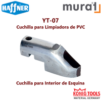 YT-07 Cuchilla para Limpiadora de PVC para Murat Maquinaria y Haffner Maquinaria