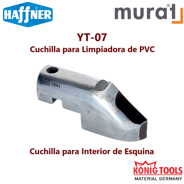 YT-07 Cuchilla para Limpiadora de PVC para Murat Maquinaria y Haffner Maquinaria