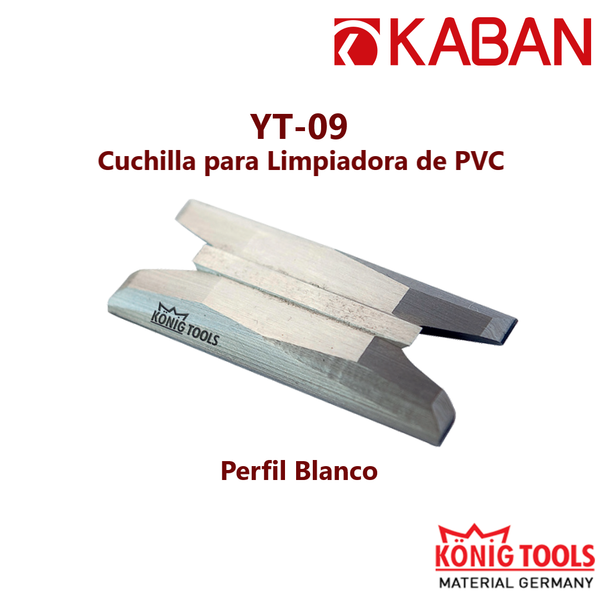 YT-09 Cuchilla para Limpiadora de PVC para Kaban Maquinaria