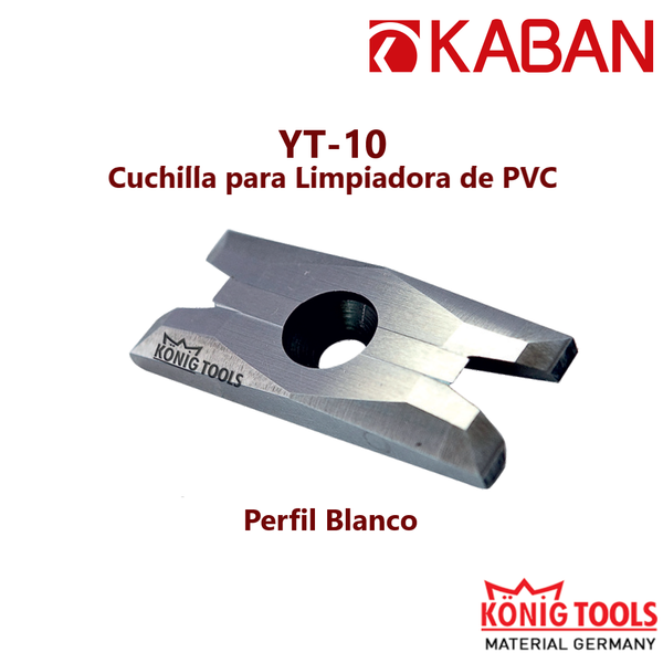 YT-10 Cuchilla para Limpiadora de PVC para Kaban Maquinaria