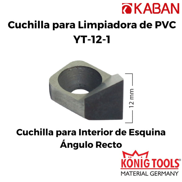 YT-12-1 Cuchilla para Limpiadora de PVC para Kaban Maquinaria