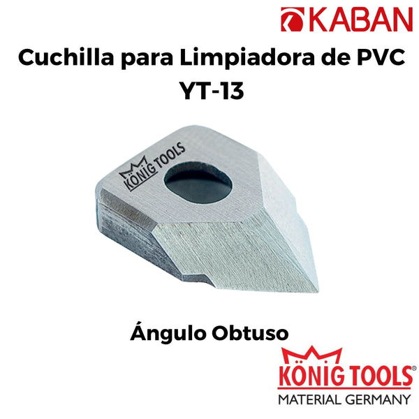 YT-13 Cuchilla para Limpiadora de PVC para Kaban Maquinaria